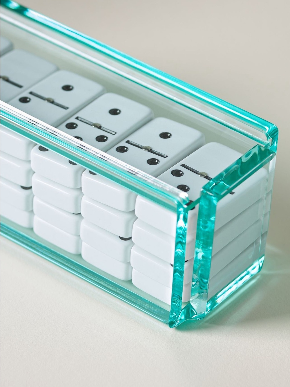 Anthropologie Luxe El Tigre Acrylic Domino Set